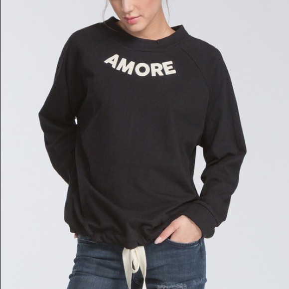 ginboutique Tops - ◾️Black Amore sweater